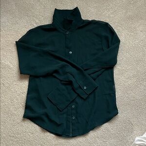 Abercrombie Mesh Button Down